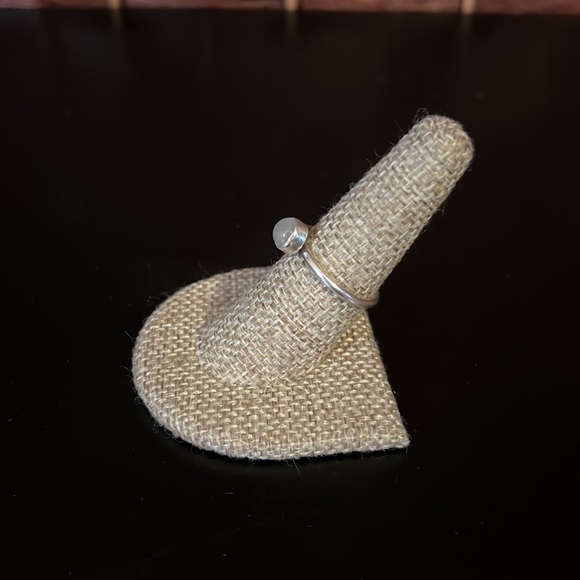 Vintage 60s moonstone ring ladies - Picture 4 of 10